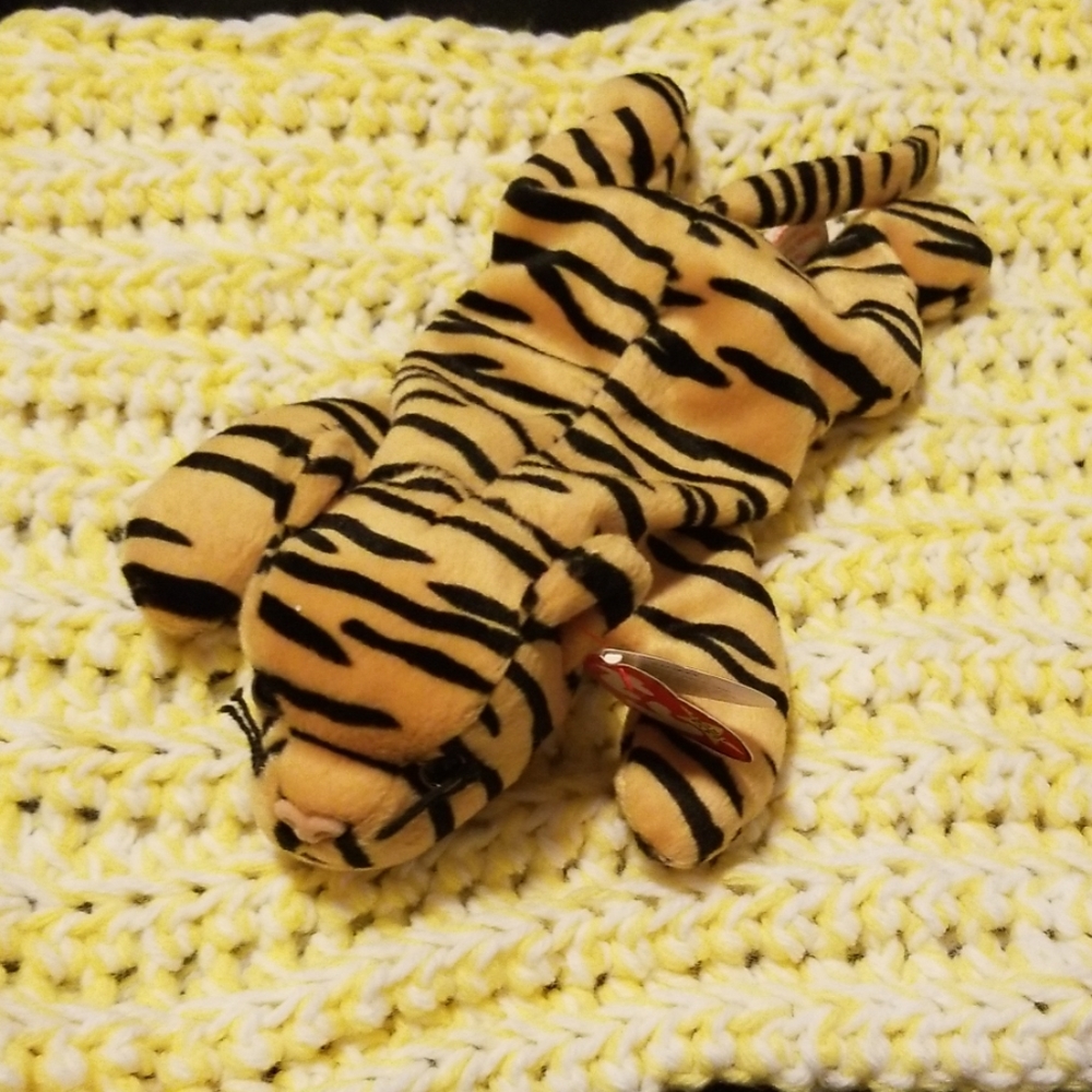 TY beanie baby Stripes